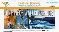 Desktop Screenshot of kingfisher-graphics.co.uk